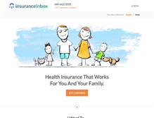 Tablet Screenshot of insuranceinbox.com